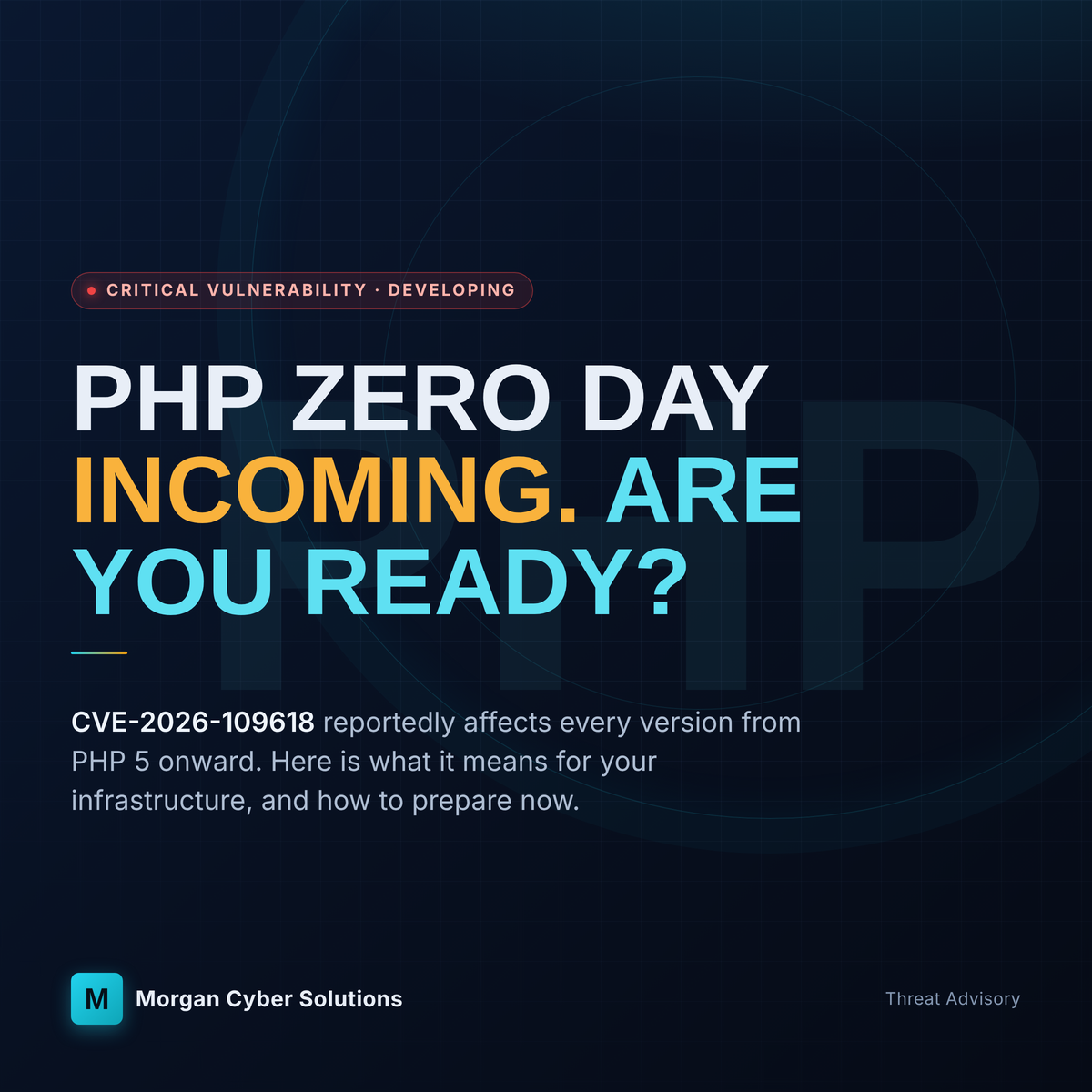 Php zero-day incoming (cve-2026-109618): what we know and how to prepare featured image